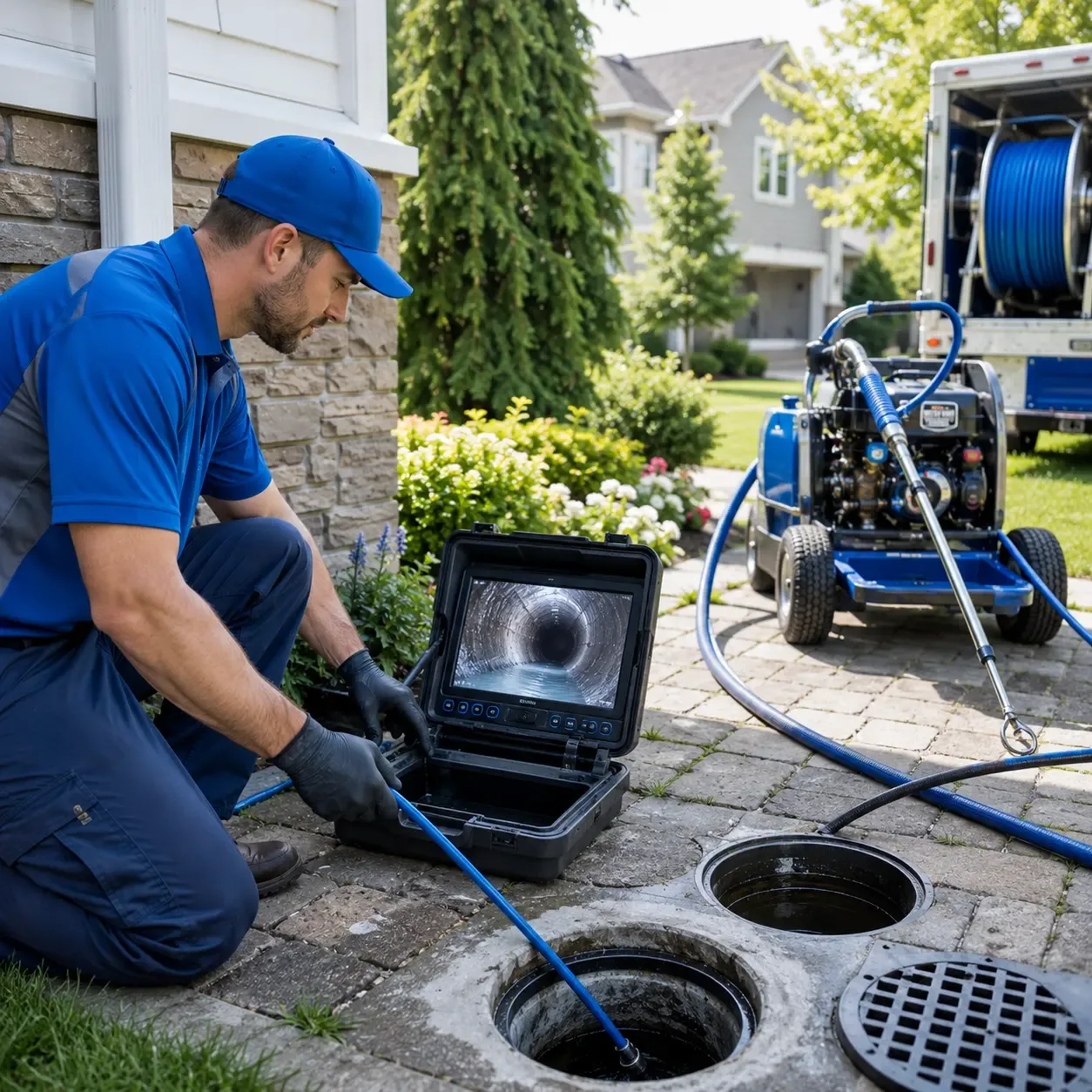 Outdoor drain cleaning professionals serving Monson, ME