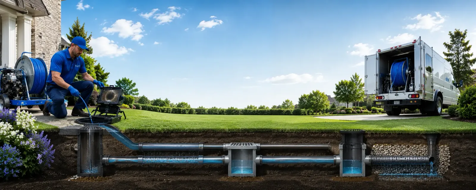Outdoor drain cleaning information for Monson, ME